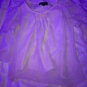 Cute White Blouse For children 6+ , Elegant Blouse